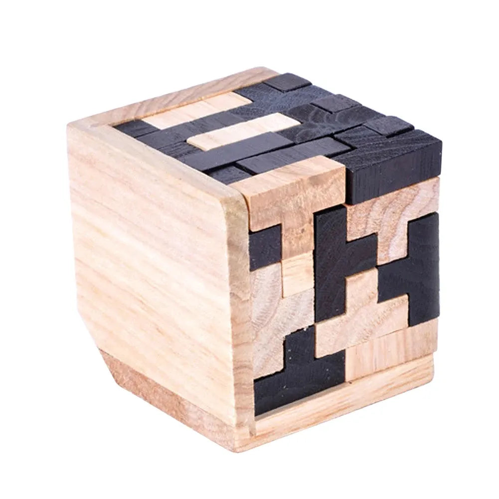 Creative 3D Puzzle Luban Interlocking Wooden Toy Early Educational Toys Puzzles