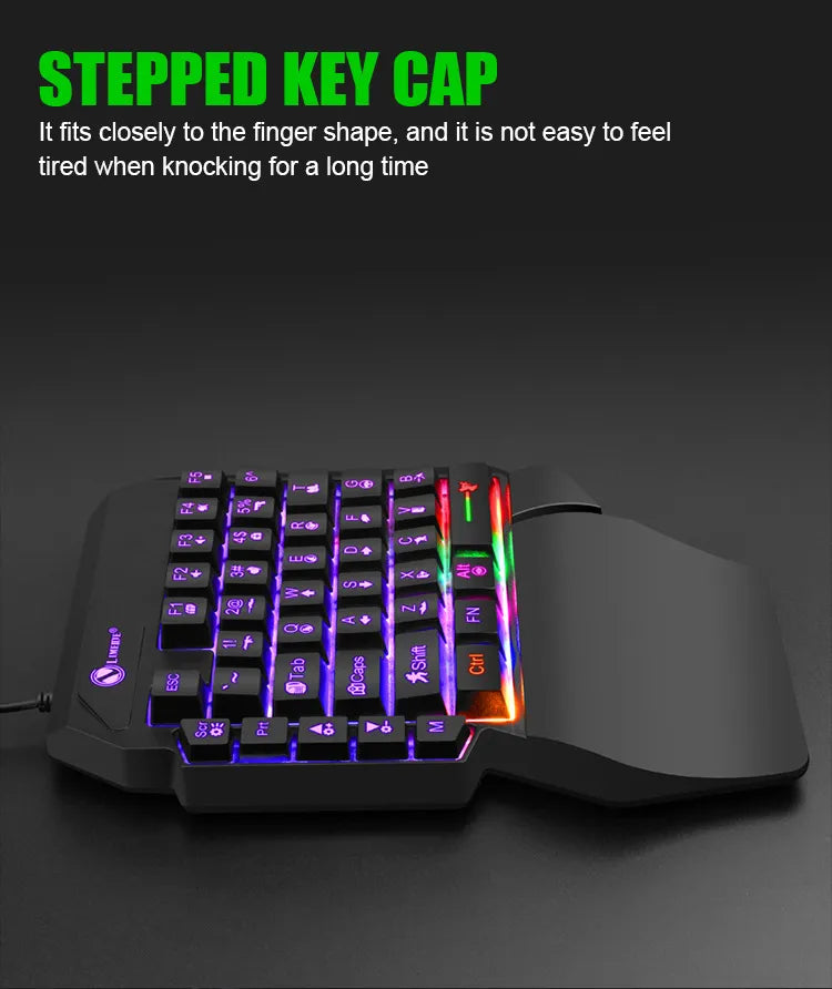 Luminous Gaming Mechanical Keyboard Mouse Converter